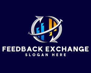 Analytics Exchange Arrow logo
