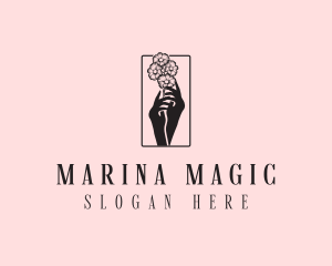 Feminine Florist Boutique Logo