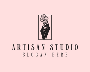 Feminine Florist Boutique logo design