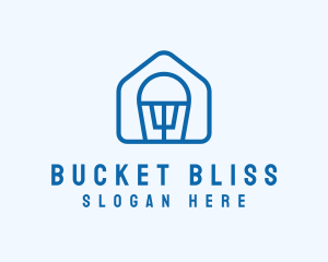 House Cleaning Bucket logo design