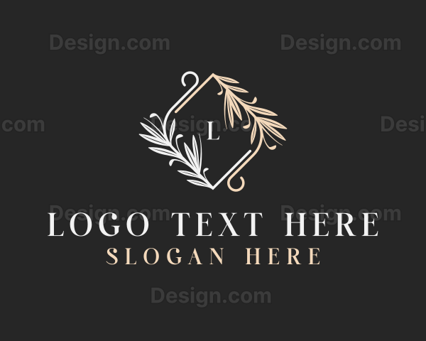 Elegant Floral Garden Logo