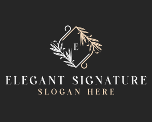 Elegant Floral Garden logo design