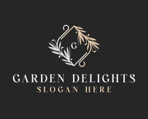 Elegant Floral Garden logo design