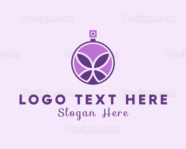 Feminine Perfume Bottle Logo