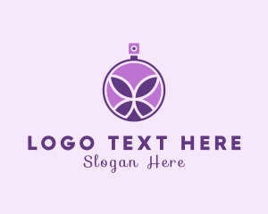 Feminine Perfume Bottle logo