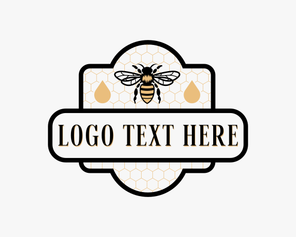 Honey logo example 1