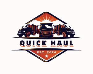 Truck Fleet Delivery logo design