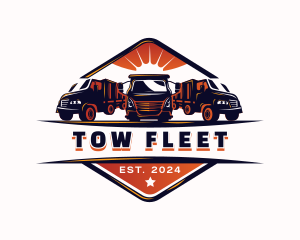 Truck Fleet Delivery logo design