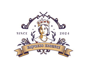 Vintage Queen Empress logo
