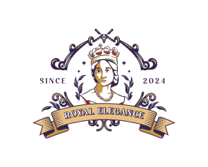 Vintage Queen Empress logo