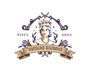 Vintage Queen Empress logo