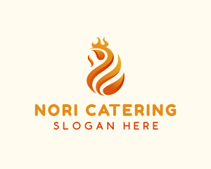 Roast Barbeque Chicken logo design