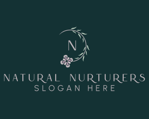 Floral Wreath Boutique  logo design