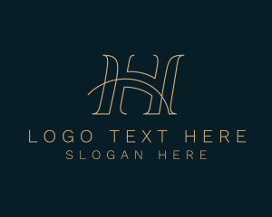 Modern Business Letter H  logo