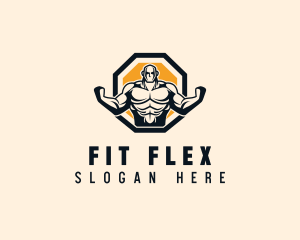 Bodybuilder Fitness Workout logo