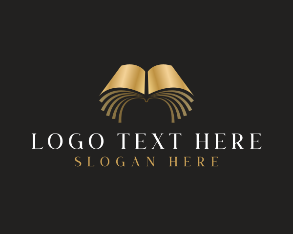 Book logo example 3