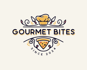 Gourmet Pizza Restaurant logo design