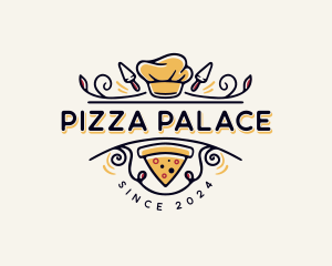 Gourmet Pizza Restaurant logo design