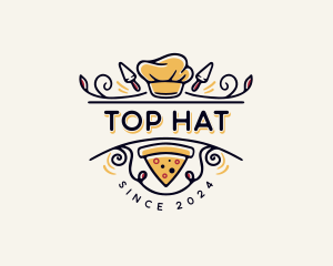 Gourmet Pizza Restaurant logo design