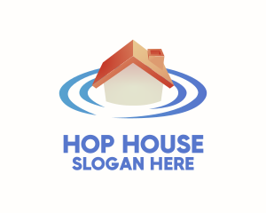 House Location Signal logo design