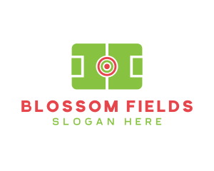 Soccer Field Target logo design