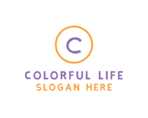 Color Crayon Art School logo design