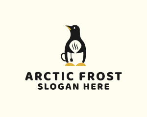 Penguin Hot Tea logo design