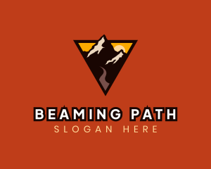 Mountain Outdoor Adventure logo design