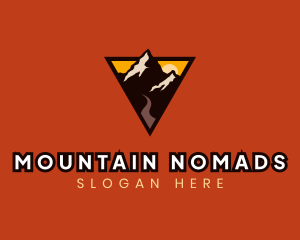 Mountain Outdoor Adventure logo design