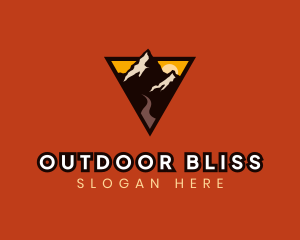 Mountain Outdoor Adventure logo design