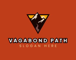 Mountain Outdoor Adventure logo design