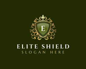 Royal Shield Filigree  logo design