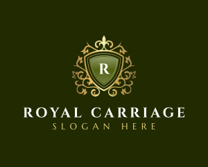 Royal Shield Filigree  logo design