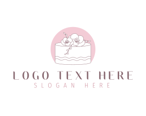 Floral Cake Dessert logo