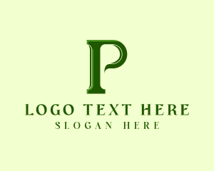 Elegant Professional Letter P logo