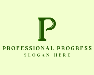 Elegant Professional Letter P logo design