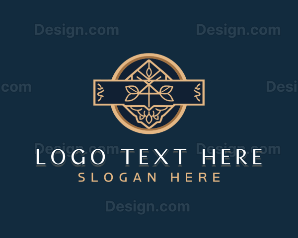 Floral Ornamental Boutique Logo