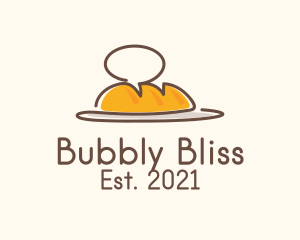 Bakery Chat Bubble  logo design