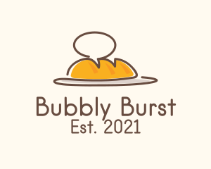 Bakery Chat Bubble  logo design