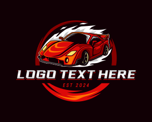 Car Racing Automotive  logo