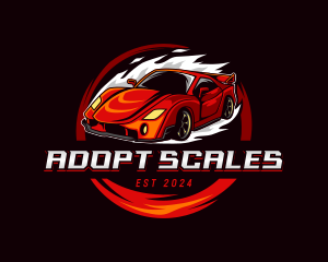 Car Racing Automotive  logo design