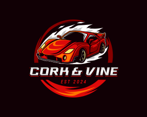 Car Racing Automotive  logo design