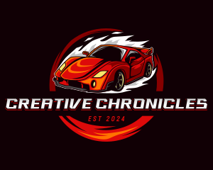 Car Racing Automotive  logo design