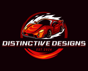 Car Racing Automotive  logo design