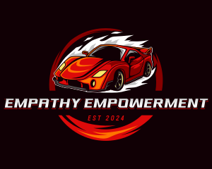 Car Racing Automotive  logo design