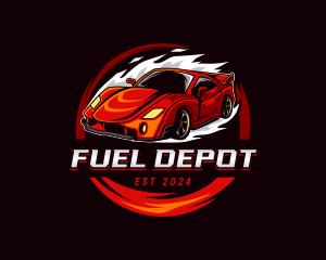 Car Racing Automotive  logo design