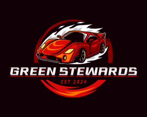 Car Racing Automotive  logo design