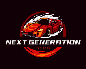 Car Racing Automotive  logo design