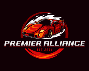 Car Racing Automotive  logo design