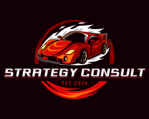 Car Racing Automotive  logo design